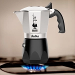 Kawiarka Bialetti New Brikka 4tz Srebrno-czarna - Silver and black