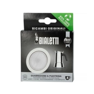 Uszczelka do kawiarek stalowych + sitko 4tz Bialetti 