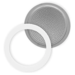 Uszczelka do kawiarek stalowych + sitko 4tz Bialetti