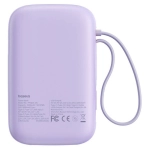 Powerbank Baseus QPow2 10000mAh Fioletowy - Purple