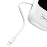 Powerbank Baseus Qpow Digital Display 20000mAh Biały - White