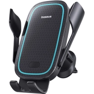 Uchwyt samochodowy z ładowarką Baseus Milky Way Pro Czarny - Black