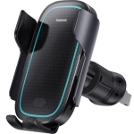 Uchwyt samochodowy z ładowarką Baseus Milky Way Pro Czarny - Black