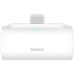 Powerbank Lightning OS-Baseus Compact 5000 mAh 20 W Biały - White