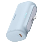 Powerbank Lightning OS-Baseus Compact 5000 mAh 20 W Niebieski - Blue