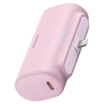Powerbank Lightning OS-Baseus Compact 5000 mAh 20 W Różowy - Pink