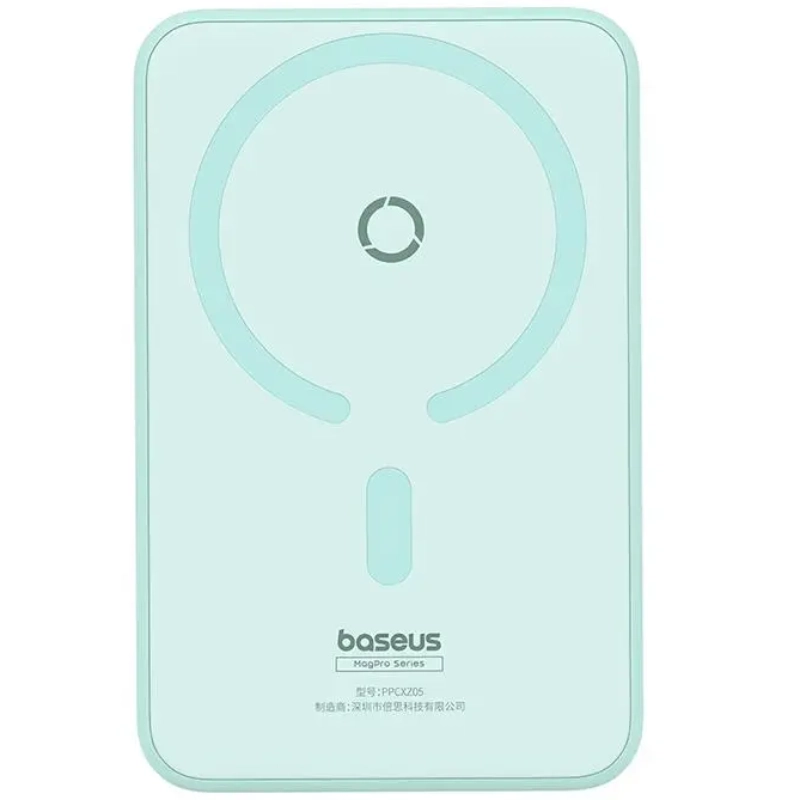 Powerbank Baseus MagPro Magnetic 5000mAh 20W Miętowy - Mint green