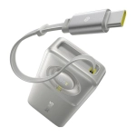 Powerbank z kablem Baseus Free2Pull 10000mAh 30W Szary - Gray