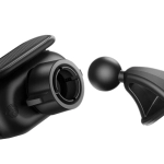 Uchwyt samochodowy z ładowarką solarny Baseus Steel Cannon Pro