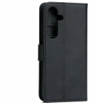 Etui z klapką Marv do Samsung  Galaxy S25 Czarne - Black