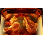 Air Fryer Deerma KZ30W Czarno - beżowy - Black and beige