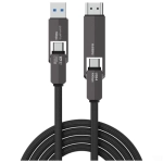 Kabel HDMI USB 1.5m 4smarts ComboCord Czarny - Black