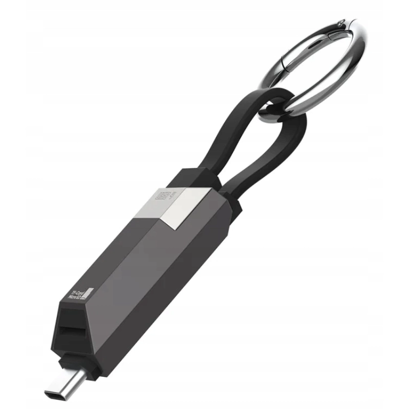 Kabel USB4 USB-C 4smarts krótki 14 cm Grafitowy - Graphite