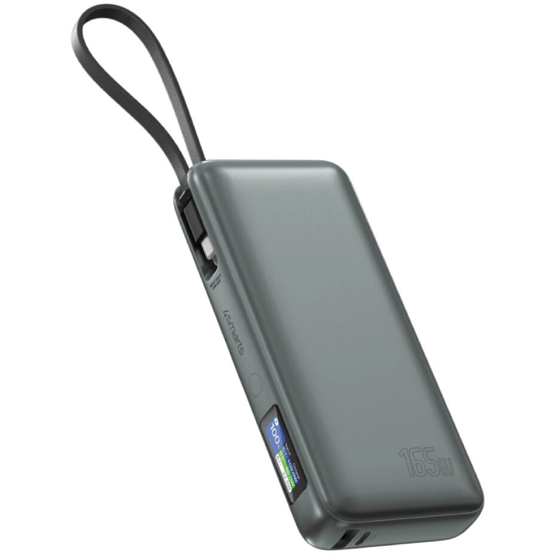 Powerbank ze zintegrowanym kablem Enterprise 4smarts 20000 mAh Szary - Gray