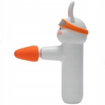 Mini pistolet do masażu 4smarts Acecool Królik Biały - White