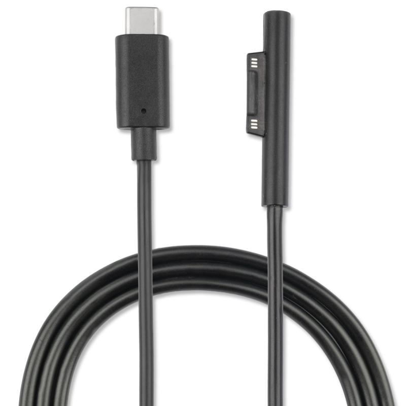 Kabel USB-C do Microsoft Surface 1m 4smarts Czarny - Black