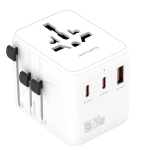 Adapter podróżny 4smarts Nomad GaN 20W Biały - White