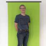 Greenscreen tło do nagrań ze stelażem 1.1x2m 4smarts Chroma Key