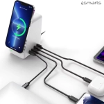 Stacja ładująca 5w1 Ultimag DeskTower 4smarts Biała - White