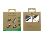 Adapter USB-C zestaw 4 szt. 4smarts Srebrny - Silver