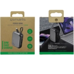 Powerbank z zintegrowanym kablem USB-C 4smarts Pocket 10000mAh 30W Szary - Gray