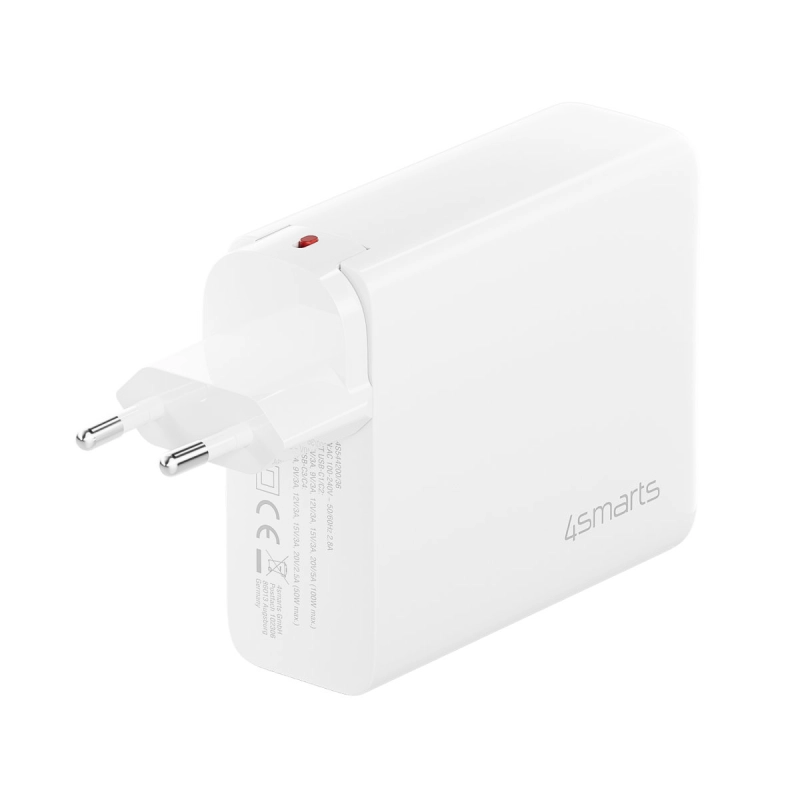 Ładowarka sieciowa 4smarts 200W 4x USB-C Biała - White