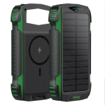 Powerbank solarny 4smarts Rugged TitanPack UltiMag 20000mAh Zielony - Green