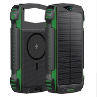 Powerbank solarny 4smarts Rugged TitanPack UltiMag 20000 mAh Zielony - Green