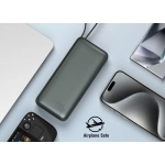 Powerbank ze zintegrowanym kablem Enterprise 4smarts 20000 mAh 130 W Szary - Gray