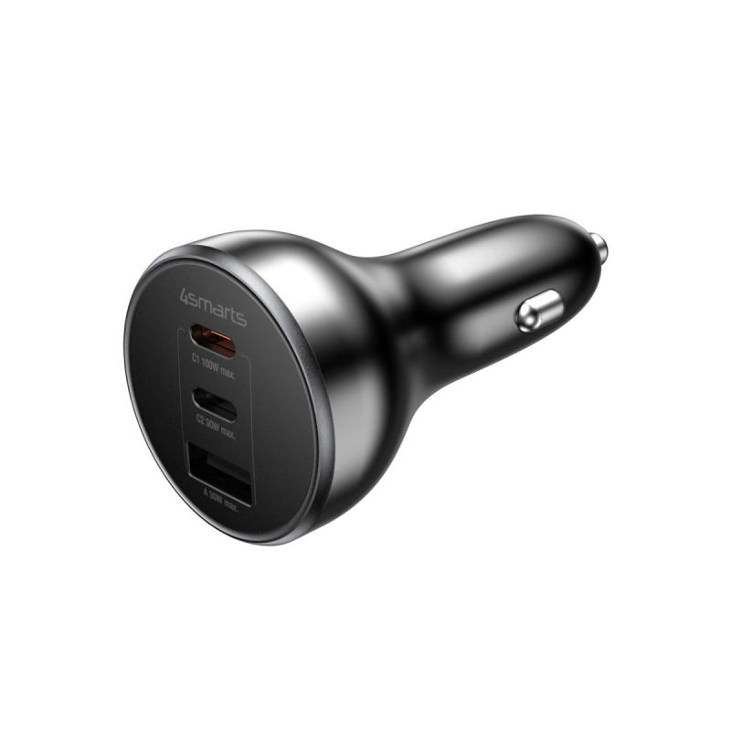 Ładowarka samochodowa 4smarts VoltRoad Ultimate 160W Czarna - Black