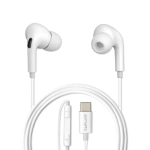 Słuchawki douszne 4smarts Digital Basic USB-C Białe - White