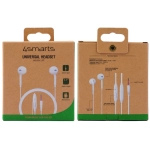 Słuchawki douszne 4smarts Melody Lite 3.5 mm Białe - White