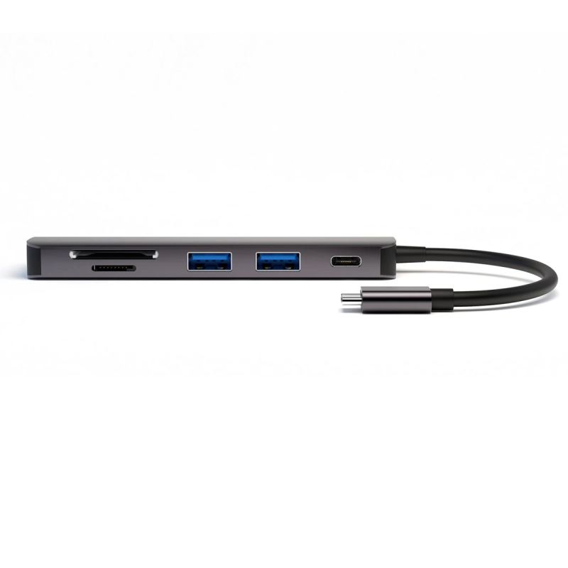 Adapter/Hub z funkcją DeX 6w1 4smarts Kosmiczna szarość - Space gray