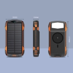 Powerbank solarny 4smarts Rugged TitanPack UltiMag 20000mAh Czarny - Black