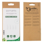 Wymienne końcówki do Apple Pencil 1/2 gen. 4smarts Białe - White