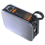 Powerbank ze zintegrowanym kablem 4smarts Lucid 3w1 10000 mAh 20W Szary - Gray