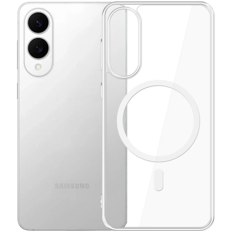 Etui 3MK MagCase do Samsung S25 Edge Przezroczyste - Clear