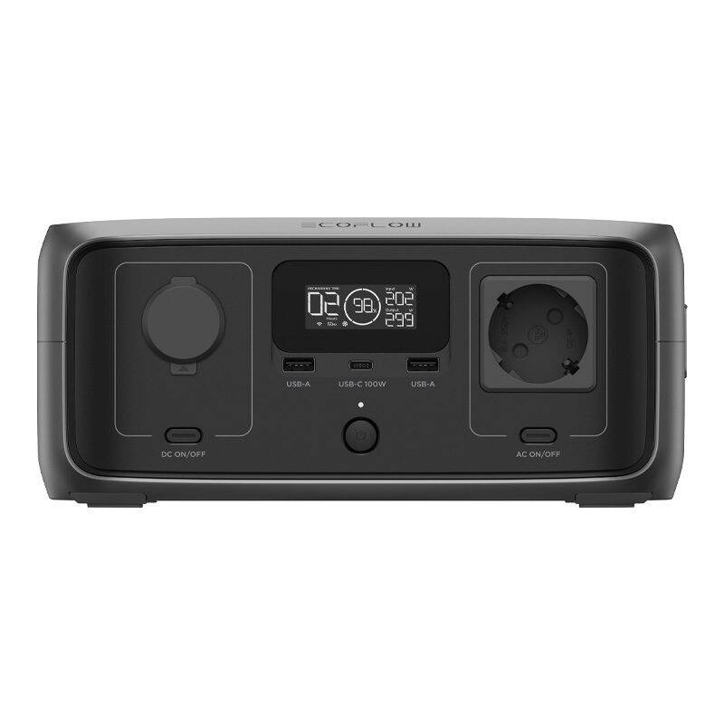 Przenośna stacja zasilania Ecoflow River 3 UPS Czarna - Black