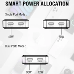 Ładowarka sieciowa 4smarts FlatPlug SlimDual 45W Biała - White