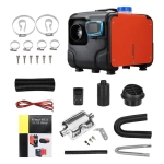 Ogrzewanie postojowe Blitzwolf BW-AH-H1B + adapter AC Czarno-czerwone - Black and red