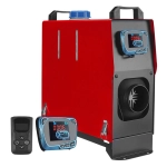 Ogrzewanie postojowe Blitzwolf BW-AH-V2 + kontroler z wyświetlaczem Czerwone - Red