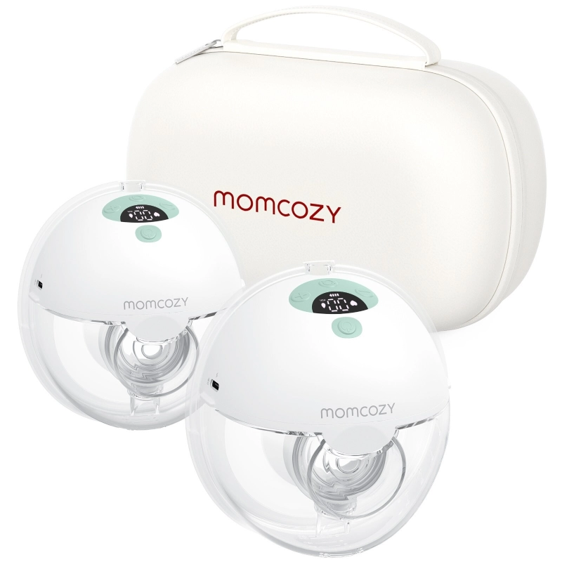 Laktator muszlowy podwójny Momcozy M5 All in one Miętowy - Mint