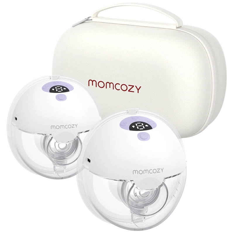 Laktator muszlowy podwójny Momcozy M5 All in one Liliowy - Lilac