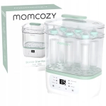 Sterylizator trzywarstwowy i suszarka do butelek Momcozy BS002-WH12NB-A Miętowy - Mint