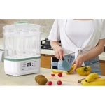 Sterylizator trzywarstwowy i suszarka do butelek Momcozy BS002-WH12NB-A Miętowy - Mint