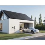 Stacja ładowania do samochodu elektrycznego 11kW Anker Solix EV charger Czarno - szara - Black and gray