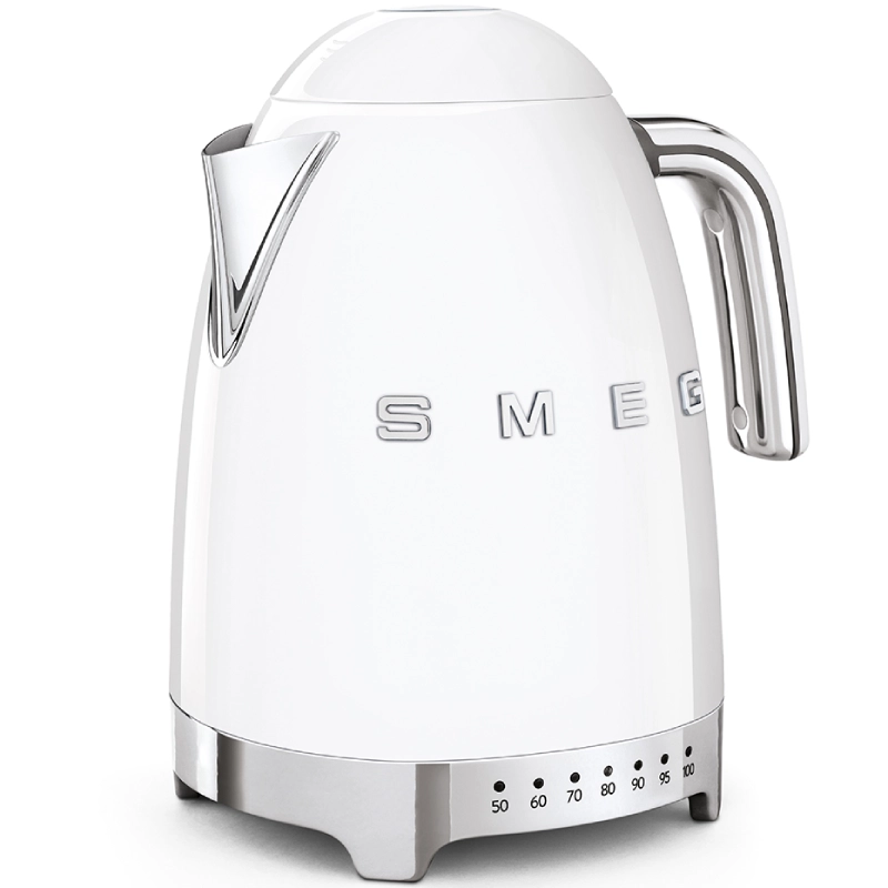 Czajnik elektryczny z regulacją temperatury Smeg Biały - White