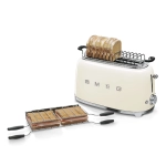 Toster na 4 kromki Smeg Kremowy - Creme