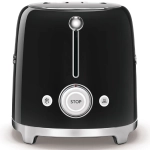 Toster na 4 kromki Smeg Czarny - Black