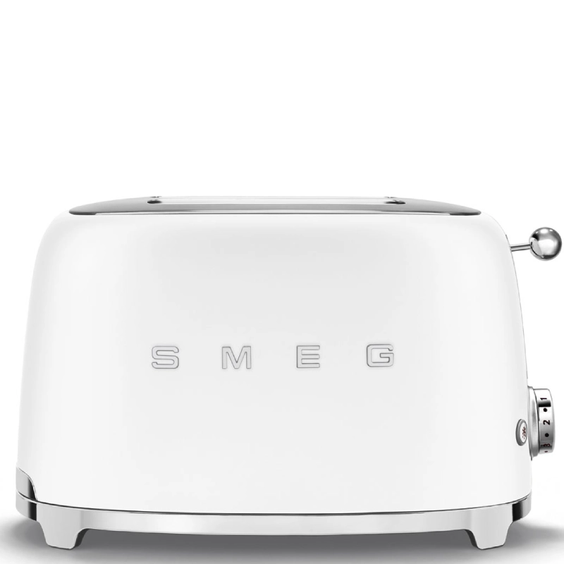 Toster na 2 kromki Smeg Biały mat - White matt
